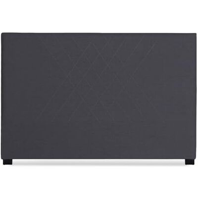 Menzzo Tête de Lit 180 cm Diam Tissu Gris Foncé, Design Moderne & Élégant pour Lit King Size ou Double XL - Publicité Menzzo Tête de Lit 180 cm Diam Tissu Gris Foncé, Design Moderne & Élégant pour Lit King Size ou Double XL - Publicité