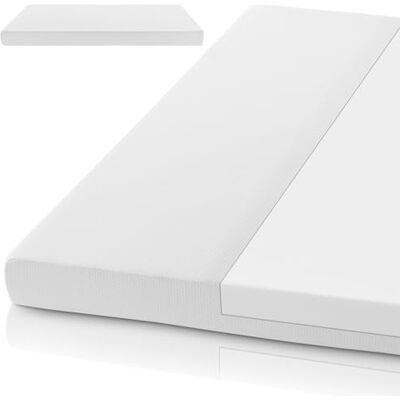 Juskys Matelas en Mousse Haute densité 80 x 160 cm, Respirant et antibactérien, Housse Amovible et Lavable, degré de fermeté H2, 10 cm d'épaisseu - Publicité Juskys Matelas en Mousse Haute densité 80 x 160 cm, Respirant et antibactérien, Housse Amovible et Lavable, degré de fermeté H2, 10 cm d'épaisseu - Publicité