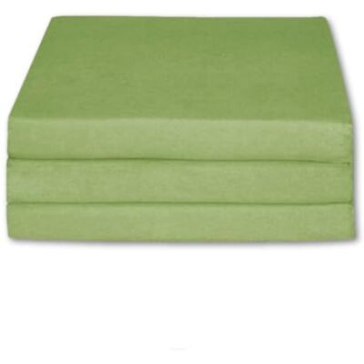FORTISLINE Matelas d'appoint Pliant lit d'appoint lit d'invité futon Pouf 180x65x7 cm Couleur Vert - Publicité FORTISLINE Matelas d'appoint Pliant lit d'appoint lit d'invité futon Pouf 180x65x7 cm Couleur Vert - Publicité