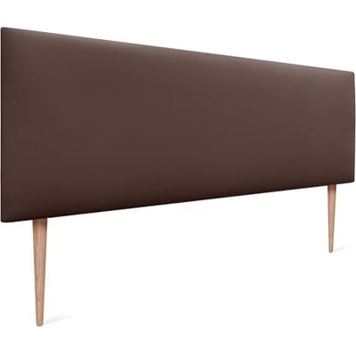 DHOME Tête de lit en Similicuir ou Tissu AQUALINE Tête de lit Lisse Tête de lit tapissée Lit de Luxe (Similicuir Chocolat, 145cm avec Pieds (Lits 120/135/140)) - Publicité DHOME Tête de lit en Similicuir ou Tissu AQUALINE Tête de lit Lisse Tête de lit tapissée Lit de Luxe (Similicuir Chocolat, 145cm avec Pieds (Lits 120/135/140)) - Publicité
