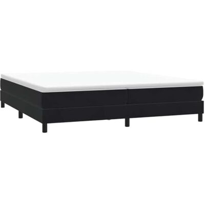 vidaXL Sommier à Lattes de lit sans Matelas Noir 200x220 cm Velours, lit, sommier, lit en Velours, Meuble de Chambre à Coucher, lit Double - Publicité vidaXL Sommier à Lattes de lit sans Matelas Noir 200x220 cm Velours, lit, sommier, lit en Velours, Meuble de Chambre à Coucher, lit Double - Publicité