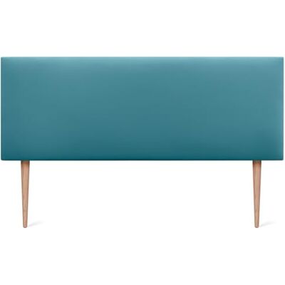DHOME Tête de lit en Similicuir ou en Tissu AQUALINE Lisse avec Pieds, tête de lit tapissée pour lit de Luxe (145x105cm avec Pieds (Lits 120/135/140), Similicuir Turquoise) - Publicité DHOME Tête de lit en Similicuir ou en Tissu AQUALINE Lisse avec Pieds, tête de lit tapissée pour lit de Luxe (145x105cm avec Pieds (Lits 120/135/140), Similicuir Turquoise) - Publicité