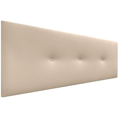DHOME Tête de Lit en Similicuir ou Tissu Acualine Luxe Moderne avec Boutons Rembourrés Haut de Gamme pour Chambre à Coucher (Similicuir Beige, 145x50cm pour Lits 120/135/140) - Publicité DHOME Tête de Lit en Similicuir ou Tissu Acualine Luxe Moderne avec Boutons Rembourrés Haut de Gamme pour Chambre à Coucher (Similicuir Beige, 145x50cm pour Lits 120/135/140) - Publicité