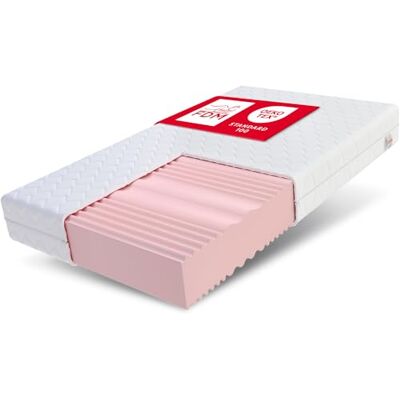 FDM Comfort Duo Max Plus Matelas 80x200 cm Mousse à Mémoire de Forme Épaisseur 24 cm Fermeté H3 et H4 Matelas à Deux Faces 7 Zones de Confort Housse Lavable Oeko-TEX Hypoallergénique - Publicité FDM Comfort Duo Max Plus Matelas 80x200 cm Mousse à Mémoire de Forme Épaisseur 24 cm Fermeté H3 et H4 Matelas à Deux Faces 7 Zones de Confort Housse Lavable Oeko-TEX Hypoallergénique - Publicité