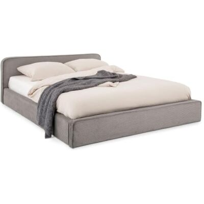 IDIMEX Lit Double CURSIO 140x190 cm, Revêtement en Tissu Velours côtelé Blanc crème, Lit Style Moderne pour 2 Personnes, Cadre de lit en Bois avec sommier Inclus - Publicité IDIMEX Lit Double CURSIO 140x190 cm, Revêtement en Tissu Velours côtelé Blanc crème, Lit Style Moderne pour 2 Personnes, Cadre de lit en Bois avec sommier Inclus - Publicité