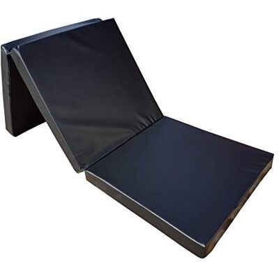 Natalia Spzoo Matelas lit futon Pliable Pliant chauffeuse Gymnastique en Faux Cuir 195 x 65 x 8 cm (Noir) - Publicité Natalia Spzoo Matelas lit futon Pliable Pliant chauffeuse Gymnastique en Faux Cuir 195 x 65 x 8 cm (Noir) - Publicité