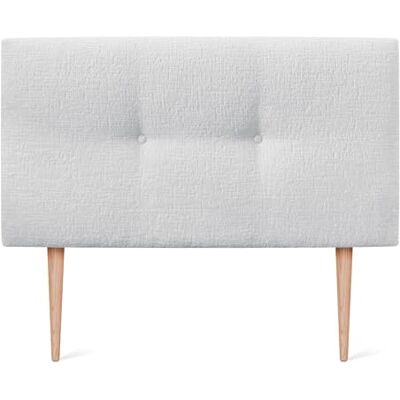 DHOME Tête de lit en Laine Naturelle avec Boutons et Pieds Tête de lit tapissée Chambre à Coucher Literie tapissée Winter Luxury (Leine Blanche, 90x105cm (80/90)) - Publicité DHOME Tête de lit en Laine Naturelle avec Boutons et Pieds Tête de lit tapissée Chambre à Coucher Literie tapissée Winter Luxury (Leine Blanche, 90x105cm (80/90)) - Publicité