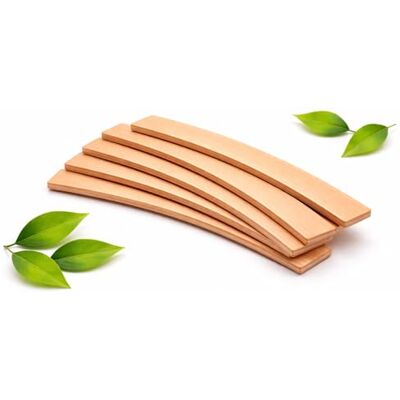 BDW Flex Lot de 20/30 lattes en bois de hêtre pour matelas, sommier à lattes enroulées 53 mm x 8 mm, longueurs : 695/795/895 mm (30, 895 mm) - Publicité BDW Flex Lot de 20/30 lattes en bois de hêtre pour matelas, sommier à lattes enroulées 53 mm x 8 mm, longueurs : 695/795/895 mm (30, 895 mm) - Publicité