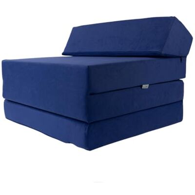 FORTISLINE Matelas pliant d'invité, dimensions 200 x 70 x 10 cm (bleu marine) - Publicité FORTISLINE Matelas pliant d'invité, dimensions 200 x 70 x 10 cm (bleu marine) - Publicité