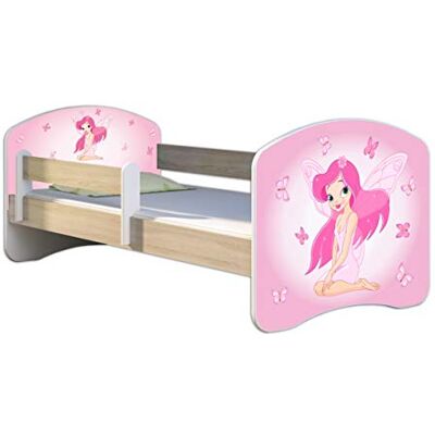 ACMA Lit Enfant Junior Sommier à Lattes Matelas Gratuite CHÊNE Sonoma II (07 Fée Rose, 180 x 80 cm) - Publicité ACMA Lit Enfant Junior Sommier à Lattes Matelas Gratuite CHÊNE Sonoma II (07 Fée Rose, 180 x 80 cm) - Publicité