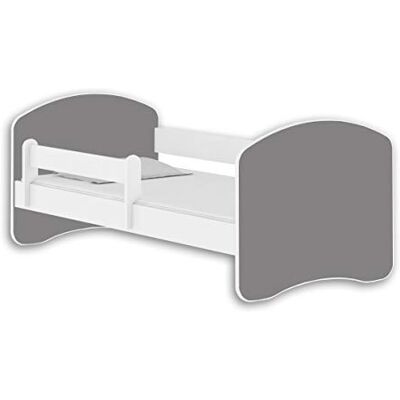 ACMA Lit Enfant Junior Sommier à Lattes Matelas sommier Gratuite Blanc Meubles pour Enfants II (140x70 cm, Blanc Gris) - Publicité ACMA Lit Enfant Junior Sommier à Lattes Matelas sommier Gratuite Blanc Meubles pour Enfants II (140x70 cm, Blanc Gris) - Publicité