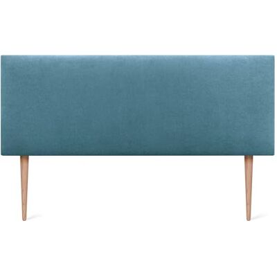 DHOME Tête de lit en Similicuir ou en Tissu AQUALINE Lisse avec Pieds, tête de lit tapissée pour lit de Luxe (145x105cm avec Pieds (Lits 120/135/140), Tissu Turquoise) - Publicité DHOME Tête de lit en Similicuir ou en Tissu AQUALINE Lisse avec Pieds, tête de lit tapissée pour lit de Luxe (145x105cm avec Pieds (Lits 120/135/140), Tissu Turquoise) - Publicité