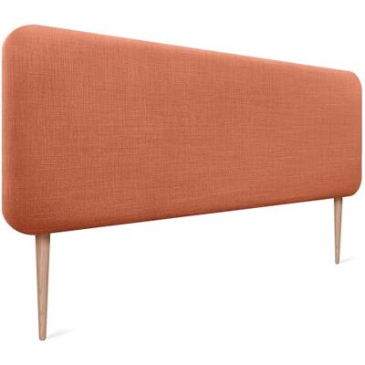 DHOME Tête de Lit Rembourrée Lisse Arrondie en Lin Naturel avec Pieds pour Mur Acoustique Têtes de Lit Absorbantes Tête de Lit Chambre à Coucher (Orange, 145cm) - Publicité DHOME Tête de Lit Rembourrée Lisse Arrondie en Lin Naturel avec Pieds pour Mur Acoustique Têtes de Lit Absorbantes Tête de Lit Chambre à Coucher (Orange, 145cm) - Publicité