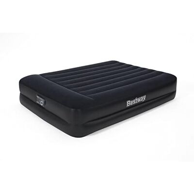 Bestway Matelas Gonflable, Noir, 203 x 152 x 46 cm - Publicité Bestway Matelas Gonflable, Noir, 203 x 152 x 46 cm - Publicité