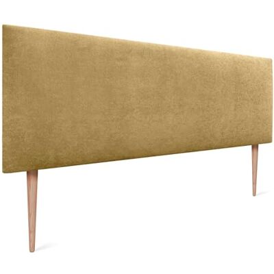 DHOME Tête de lit en Similicuir ou Tissu AQUALINE Tête de lit Lisse Tête de lit tapissée Lit de Luxe (Tissu Moutarde, 145cm avec Pieds (Lits 120/135/140) - Publicité DHOME Tête de lit en Similicuir ou Tissu AQUALINE Tête de lit Lisse Tête de lit tapissée Lit de Luxe (Tissu Moutarde, 145cm avec Pieds (Lits 120/135/140) - Publicité