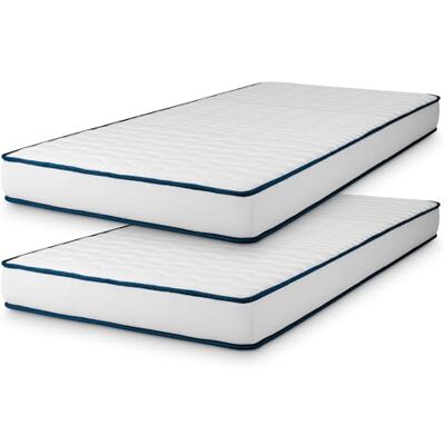 COSMOS Upsilon Promo Pack de 2 Matelas 90x190-15 cm - Publicité COSMOS Upsilon Promo Pack de 2 Matelas 90x190-15 cm - Publicité