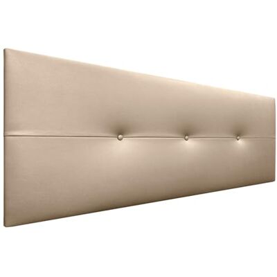 DHOME - Cabecero De Polipiel Con Botones 160x50cm - Champán - Headboard - Publicité DHOME - Cabecero De Polipiel Con Botones 160x50cm - Champán - Headboard - Publicité
