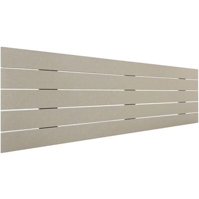 DHOME - Tête de lit Cuir Synthétique Premium - Argent 120cm - Publicité DHOME - Tête de lit Cuir Synthétique Premium - Argent 120cm - Publicité