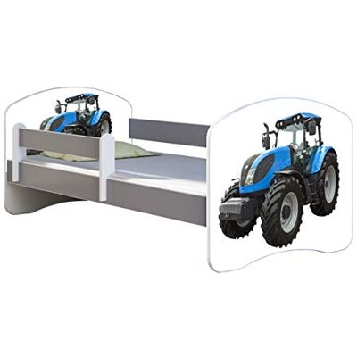 ACMA Lit Enfant Junior Sommier à Lattes Matelas sommier Gratuite Gris Meubles pour Enfants II (42 Tracteur, 140 x 70 cm) - Publicité ACMA Lit Enfant Junior Sommier à Lattes Matelas sommier Gratuite Gris Meubles pour Enfants II (42 Tracteur, 140 x 70 cm) - Publicité