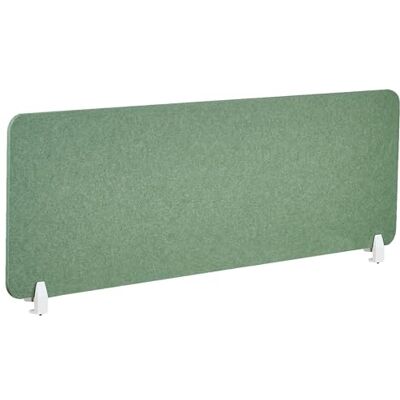 Beliani Séparateur de Bureau en Pet Acoustique Recouvert de Tissu 160 x 50 cm Vert Split - Publicité Beliani Séparateur de Bureau en Pet Acoustique Recouvert de Tissu 160 x 50 cm Vert Split - Publicité
