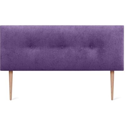 DHOME Tête de lit en Similicuir ou Tissu acualine uni avec Boutons avec Pieds Haut DE Gamme Tête de lit de Luxe tapissée (Tissu Lila, 145x105cm (Lits 120/135/140)) - Publicité DHOME Tête de lit en Similicuir ou Tissu acualine uni avec Boutons avec Pieds Haut DE Gamme Tête de lit de Luxe tapissée (Tissu Lila, 145x105cm (Lits 120/135/140)) - Publicité