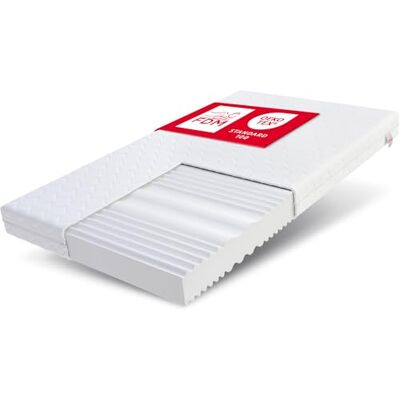 FDM Comfort Duo Matelas 140x200 cm Mousse à Mémoire de Forme Épaisseur 12 cm Fermeté H3 et H4 Matelas à Deux Faces 7 Zones de Confort Housse Lavable Oeko-TEX Hypoallergénique - Publicité FDM Comfort Duo Matelas 140x200 cm Mousse à Mémoire de Forme Épaisseur 12 cm Fermeté H3 et H4 Matelas à Deux Faces 7 Zones de Confort Housse Lavable Oeko-TEX Hypoallergénique - Publicité
