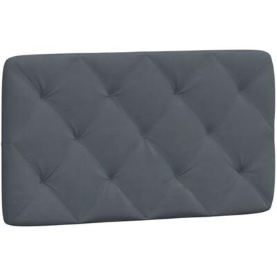 vidaXL Coussin de Tête de Lit, Oreiller de Tête de Lit avec Bandes Auto-agrippantes, Coussin Rembourré Chambre à Coucher, Gris Foncé 90 cm Velours - Publicité vidaXL Coussin de Tête de Lit, Oreiller de Tête de Lit avec Bandes Auto-agrippantes, Coussin Rembourré Chambre à Coucher, Gris Foncé 90 cm Velours - Publicité