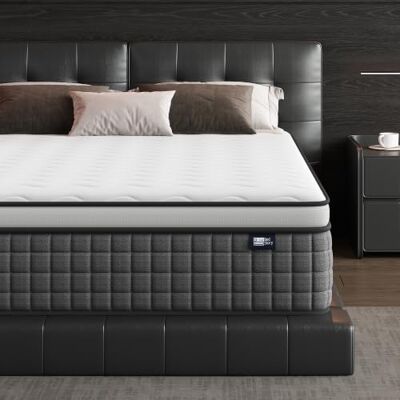 BedStory Matelas 120x190x30 cm Matelas Ressorts Ensaches Mousse à Mémoire de Forme Confort Ferme Isolation des Mouvements Matelas Luxe Soutien Lombaire Durable & Respirant - Publicité BedStory Matelas 120x190x30 cm Matelas Ressorts Ensaches Mousse à Mémoire de Forme Confort Ferme Isolation des Mouvements Matelas Luxe Soutien Lombaire Durable & Respirant - Publicité