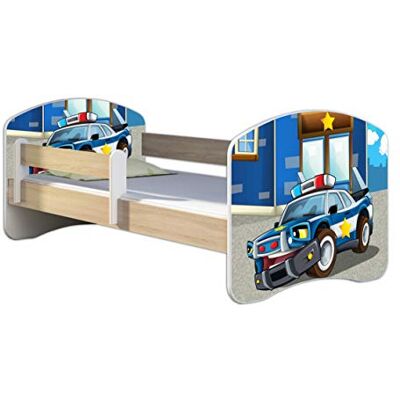 ACMA Lit Enfant Junior Sommier à Lattes Matelas Gratuite CHÊNE Sonoma II (38 Police, 160 x 80 cm) - Publicité ACMA Lit Enfant Junior Sommier à Lattes Matelas Gratuite CHÊNE Sonoma II (38 Police, 160 x 80 cm) - Publicité