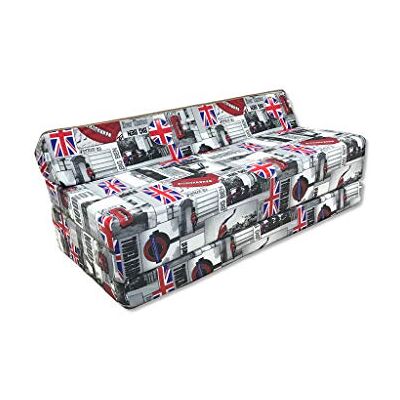 Natalia Spzoo Matelas Pliant Sofa pour Adultes et Enfants, Choix des Couleurs 200 cm de Long (London) - Publicité Natalia Spzoo Matelas Pliant Sofa pour Adultes et Enfants, Choix des Couleurs 200 cm de Long (London) - Publicité