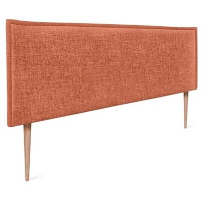 DHOME Tête de lit en Lin Naturel uni avec Bordures Tête de lit rembourrée Chambre à Coucher Moderne Top Trending (Orange, 160x105cm avec Pieds (Lits 150/160)) - Publicité DHOME Tête de lit en Lin Naturel uni avec Bordures Tête de lit rembourrée Chambre à Coucher Moderne Top Trending (Orange, 160x105cm avec Pieds (Lits 150/160)) - Publicité