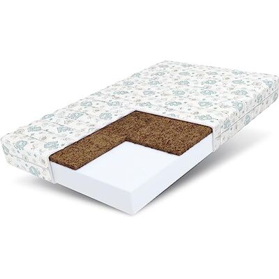FDM Calm Dumbo Matelas en mousse à froid, pour enfant, 90 x 190 cm, hauteur 10 cm, dureté H3 H4, certifié Öko-Tex Convient aux personnes allergiques, housse de matelas lavable, insert en fibre de coco - Publicité FDM Calm Dumbo Matelas en mousse à froid, pour enfant, 90 x 190 cm, hauteur 10 cm, dureté H3 H4, certifié Öko-Tex Convient aux personnes allergiques, housse de matelas lavable, insert en fibre de coco - Publicité