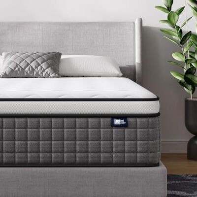 BedStory Matelas Hybride à Ressorts 90x190 cm, Hauteur 30 cm Soulage la Pression, Anti-Vibrations - Publicité BedStory Matelas Hybride à Ressorts 90x190 cm, Hauteur 30 cm Soulage la Pression, Anti-Vibrations - Publicité