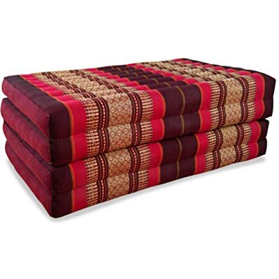 Livasia Matelas pliable durable en kapok 200x80x8cm Matelas d’invité, Matelas pliable pour camionnette, Tapis de yoga, Lit d’invité pliable, Chaise longue pour le jardin et le balcon (Rouge Rubis) - Publicité Livasia Matelas pliable durable en kapok 200x80x8cm Matelas d’invité, Matelas pliable pour camionnette, Tapis de yoga, Lit d’invité pliable, Chaise longue pour le jardin et le balcon (Rouge Rubis) - Publicité