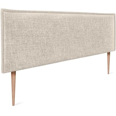 DHOME - Cabecero Lino Natural Liso Ribete - Beige - Headboard - Publicité DHOME - Cabecero Lino Natural Liso Ribete - Beige - Headboard - Publicité