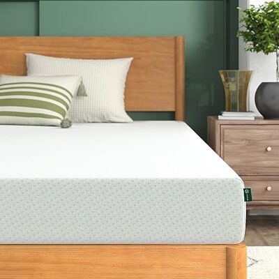 Zinus Matelas à mémoire de Forme Blanc 90 x 190 cm - Publicité Zinus Matelas à mémoire de Forme Blanc 90 x 190 cm - Publicité