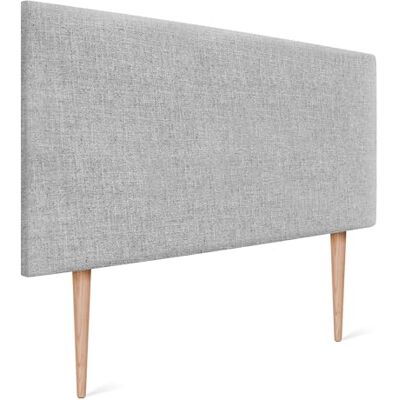 DHOME Tête de lit en lin naturel lisse tête de lit tapissée pour chambre à coucher moderne Top Trending (Lin perle, 90 x 105 cm avec pieds (lits 70/80/90)) - Publicité DHOME Tête de lit en lin naturel lisse tête de lit tapissée pour chambre à coucher moderne Top Trending (Lin perle, 90 x 105 cm avec pieds (lits 70/80/90)) - Publicité