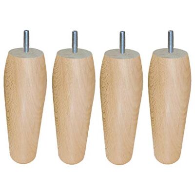 Margot 3700527816036 Atelier d'artiste Olive Lot de 4 Pieds de lit Bois Vernis naturel Hauteur 15 cm - Publicité Margot 3700527816036 Atelier d'artiste Olive Lot de 4 Pieds de lit Bois Vernis naturel Hauteur 15 cm - Publicité