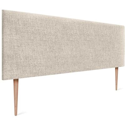 DHOME Tête de lit en Lin Naturel uni tapissée Chambre à Coucher Moderne Top Trending (Beig, 145x105cm avec Pieds (Lits 120/135/140)) - Publicité DHOME Tête de lit en Lin Naturel uni tapissée Chambre à Coucher Moderne Top Trending (Beig, 145x105cm avec Pieds (Lits 120/135/140)) - Publicité