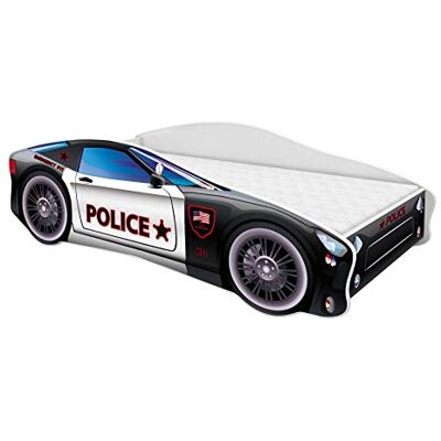 ACMA Lit Voiture Enfant 160x80 cm Modèle 3 avec Matelas et Sommier à Lattes Lit Junior Voiture pour Garçon, Lit Enfant Design Voiture pour Chambre d’Enfant avec Barrière de Sécurité - Publicité ACMA Lit Voiture Enfant 160x80 cm Modèle 3 avec Matelas et Sommier à Lattes Lit Junior Voiture pour Garçon, Lit Enfant Design Voiture pour Chambre d’Enfant avec Barrière de Sécurité - Publicité