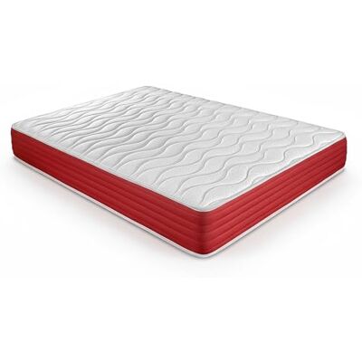 DUÉRMETE ONLINE Matelas à mémoire de Forme Lite réversible, Ferme et Confortable, très Respirant, Face Hiver/été, Blanc, 135 x 190 cm - Publicité DUÉRMETE ONLINE Matelas à mémoire de Forme Lite réversible, Ferme et Confortable, très Respirant, Face Hiver/été, Blanc, 135 x 190 cm - Publicité