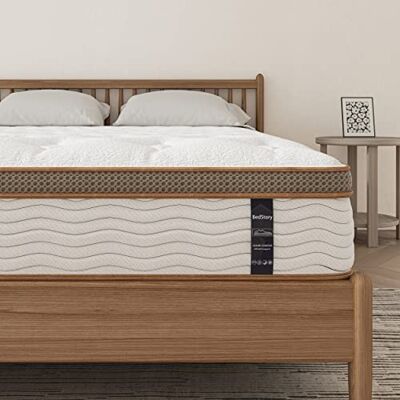 BedStory Matelas Ressorts Ensachés 160x200, Mousse à Mémoire de Forme, Hybride Technologie Multicouche, Un Confort Personnalisé Épaisseur 22cm - Publicité BedStory Matelas Ressorts Ensachés 160x200, Mousse à Mémoire de Forme, Hybride Technologie Multicouche, Un Confort Personnalisé Épaisseur 22cm - Publicité