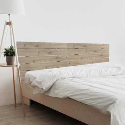 DHOME - DM - Style Palet - 110cm - Headboard - Publicité DHOME - DM - Style Palet - 110cm - Headboard - Publicité