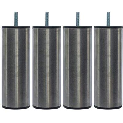 Margot 3700527822006 Pacific Cylindre Samoa Lot de 4 Pieds de lit Inox Hauteur 20 cm - Publicité Margot 3700527822006 Pacific Cylindre Samoa Lot de 4 Pieds de lit Inox Hauteur 20 cm - Publicité