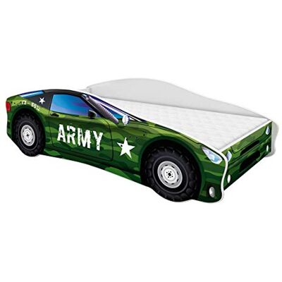 ACMA Lit Voiture Enfant 140x70 cm Modèle 7 avec Matelas et Sommier à Lattes Lit Junior Voiture pour Garçon, Lit Enfant Design Voiture pour Chambre d’Enfant avec Barrière de Sécurité - Publicité ACMA Lit Voiture Enfant 140x70 cm Modèle 7 avec Matelas et Sommier à Lattes Lit Junior Voiture pour Garçon, Lit Enfant Design Voiture pour Chambre d’Enfant avec Barrière de Sécurité - Publicité