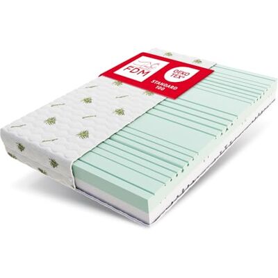 FDM Balance Matelas 140 x 200 cm Mousse à Mémoire de Forme Épaisseur 21 cm Fermeté H3 H4 Matelas à Deux Faces 7 Zones de Confort Housse Lavable Aloe Vera Oeko-TEX Hypoallergénique - Publicité FDM Balance Matelas 140 x 200 cm Mousse à Mémoire de Forme Épaisseur 21 cm Fermeté H3 H4 Matelas à Deux Faces 7 Zones de Confort Housse Lavable Aloe Vera Oeko-TEX Hypoallergénique - Publicité