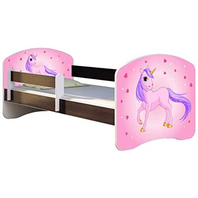 ACMA Lit Enfant Junior Sommier à Lattes Matelas sommier Gratuite WENGE Meubles pour Enfants II (17 Poney, 140 x 70 cm) - Publicité ACMA Lit Enfant Junior Sommier à Lattes Matelas sommier Gratuite WENGE Meubles pour Enfants II (17 Poney, 140 x 70 cm) - Publicité