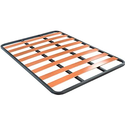 DUÉRMETE ONLINE Sommier à Lattes Basic Structure 30 x 30 mm sans Pieds, stabilité et robustesse, Tube Acier 30 x 30 mm, Peinture époxy Gris, 150 x 190 cm - Publicité DUÉRMETE ONLINE Sommier à Lattes Basic Structure 30 x 30 mm sans Pieds, stabilité et robustesse, Tube Acier 30 x 30 mm, Peinture époxy Gris, 150 x 190 cm - Publicité