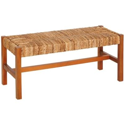 ATMOSPHERA CREATEUR D'INTERIEUR Atmosphera Banc sidoan Marron 102x38cm - Publicité ATMOSPHERA CREATEUR D'INTERIEUR Atmosphera Banc sidoan Marron 102x38cm - Publicité