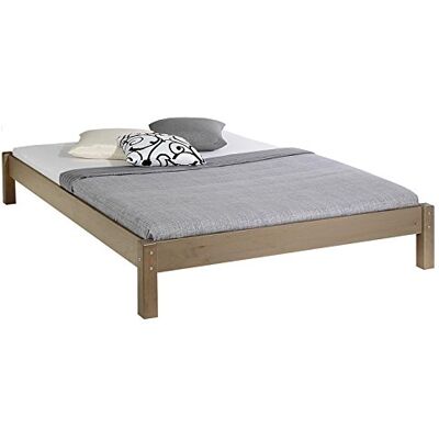 IDIMEX Lit futon Double pour Adulte Taifun 140 x 190 cm, 2 Personnes, 2 Places, pin Massif lasuré Taupe - Publicité IDIMEX Lit futon Double pour Adulte Taifun 140 x 190 cm, 2 Personnes, 2 Places, pin Massif lasuré Taupe - Publicité